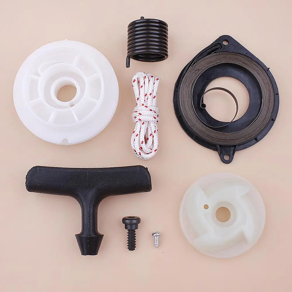 Giật Khởi Động Ròng Rọc Mùa Xuân Cầm Dây Bộ Husqvarna 435 440 445 450 445E 450E Máy Cưa Xích