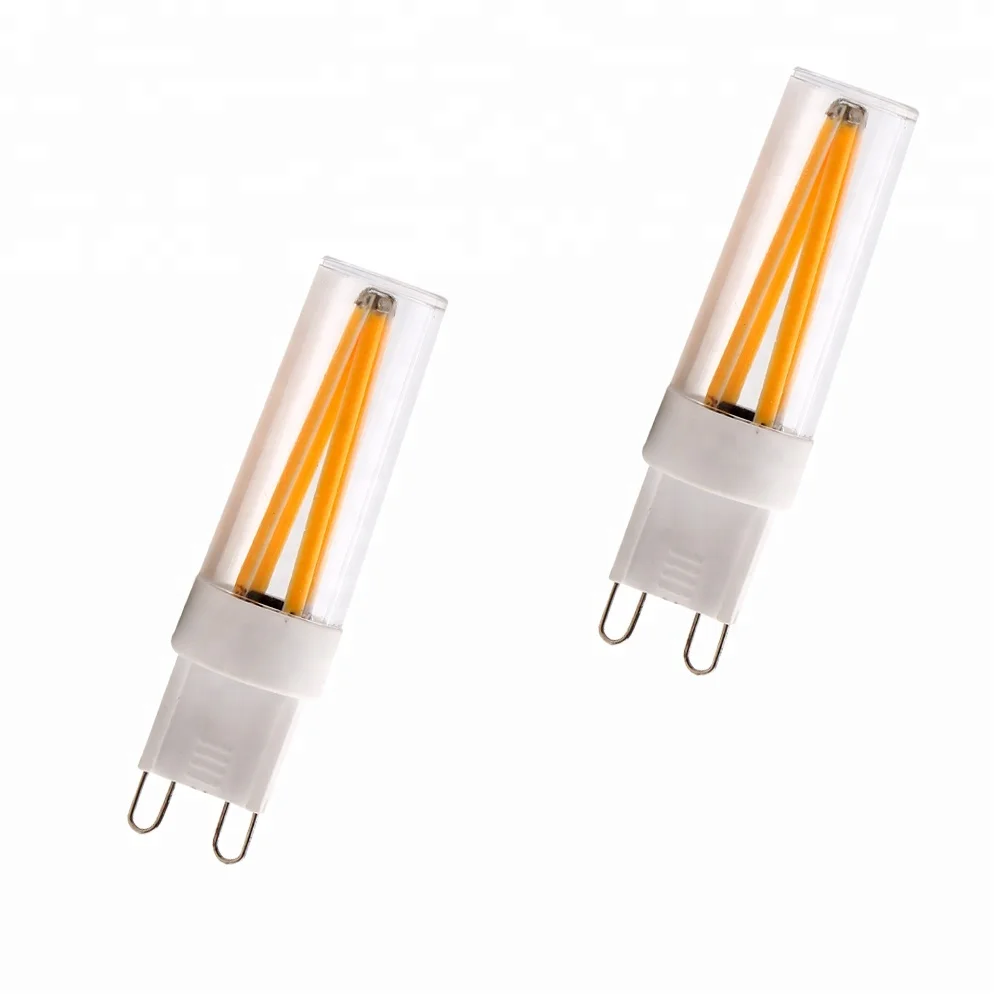 10Pcs Super Bright LED Bulb G9 Filament COB 220V 3W 6W 9W LED lamp 360 Beam Angle Replace Halogen Light for Chandelier