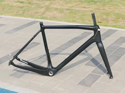 **  New Full Carbon Fiber UD Matt Gravel Bike Bicycle Cycling Flat Mount Gravel Frame and Fork BSA Frame  46/49/52/54/56/58/61cm