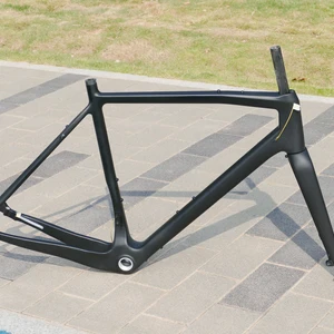 ** New carbon fiber UD matte gravel bike cycling Flat mounting gravel frame and fork BSA 46/49/52/54/56/58/61cm 8 Main Sales Frame Gravel - №2
