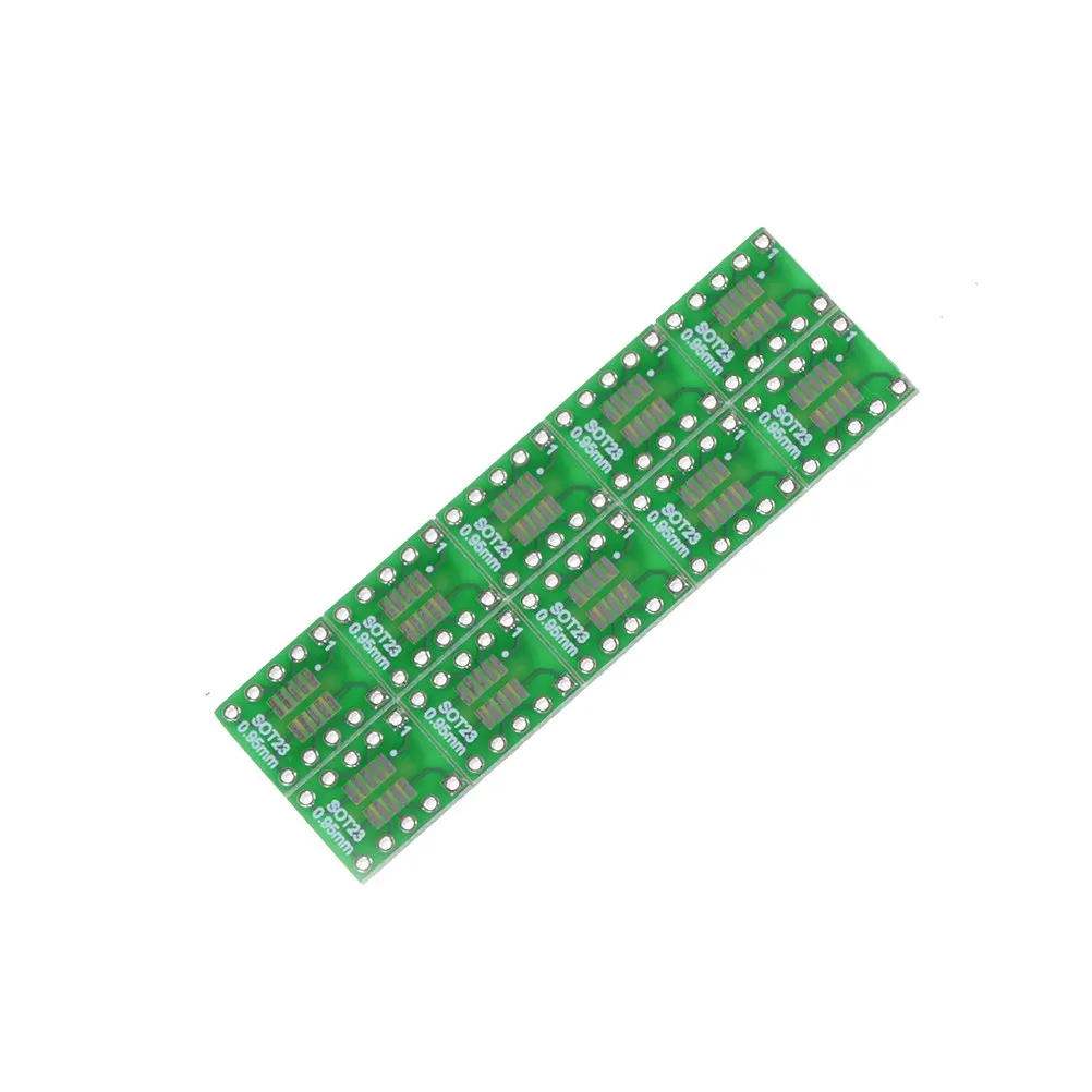 10pcs sot23-3 msop-10 umax to dip10 sot23-5 sot23-6 adapter board