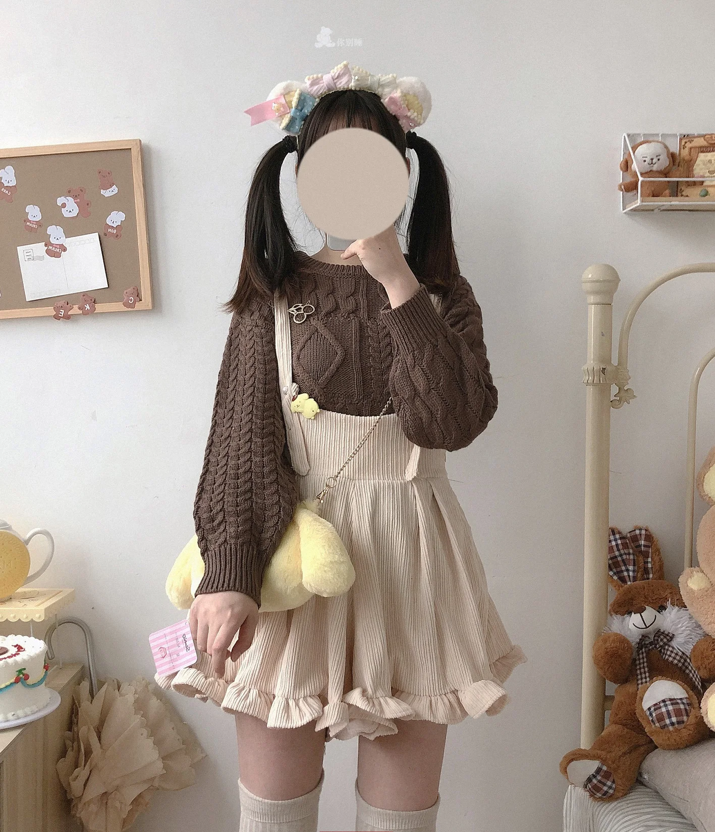 Japnaese Student Süße Mädchen Lolita Nette Bib Hosen Pilz Spitze Weichen Mädchen College Stil Täglichen Tuch Kawaii Mädchen Cosplay Cos loli