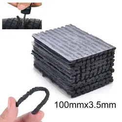 50/100Pcs Auto Tubeless Rubber Afdichting Strip Band Tubeless Seal Strip Plug Bandpunctuur Repair Recovery Kit Band reparatie Tools Set