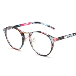 Plain glasses frame computer glasses spectacles round transparent Optical glasses women men eyeglasses frame for female male