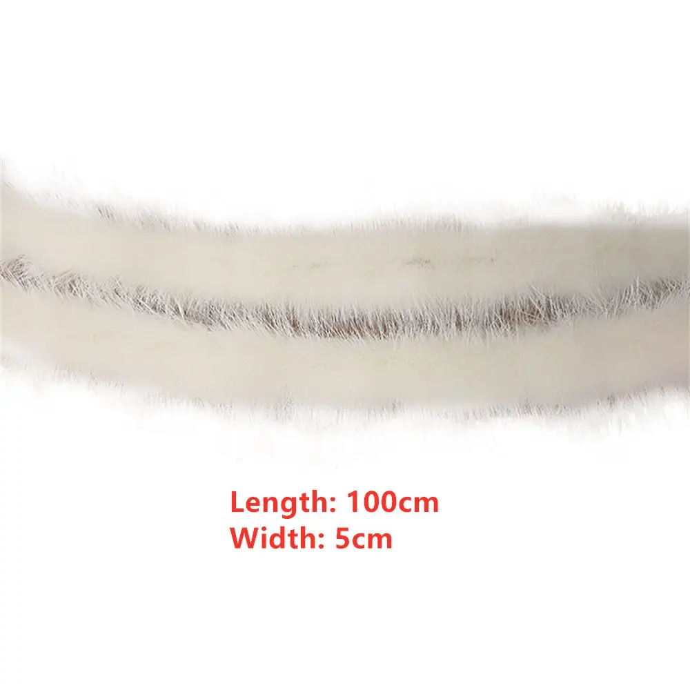 Faux Rabbit Fur Trim Ribbon 5