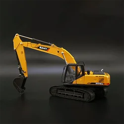 Diecast 1:35 Scale SANY Excavator 215C-9 Machine Alloy Engineering Machinery Car Model Collection Souvenir Ornaments