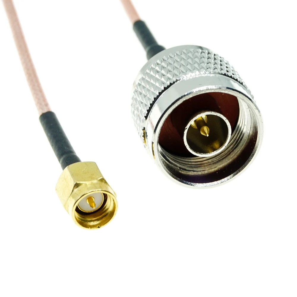 N Tipo Macho para SMA Macho Conector, RF Coax Pigtail, Jumper coaxial, Cabo de extensão, RG316