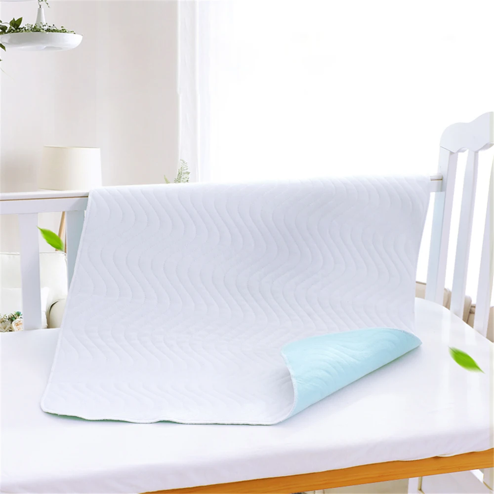 Baby Changing Pads 5 Layers Newborn Changing Mat Covers Waterproof Changing Mat For Crib Diaper Reusable Durable