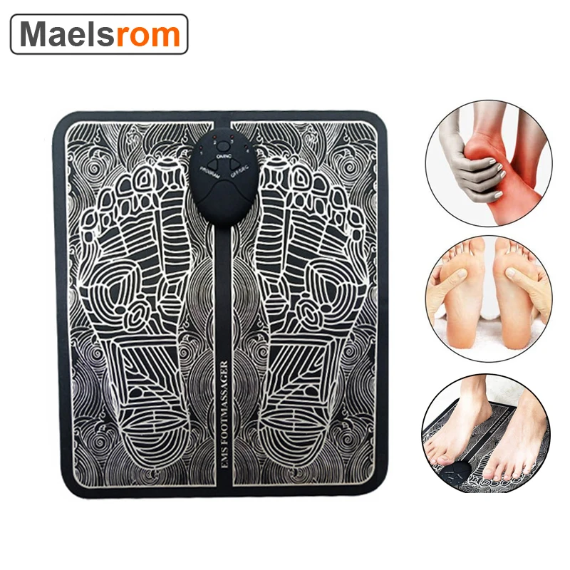 

Electric EMS Massage Mat ABS Muscle Stimulator Feet TENS Massager Promoting Blood Circulation Shiatsu Therapy To Relex Muscle