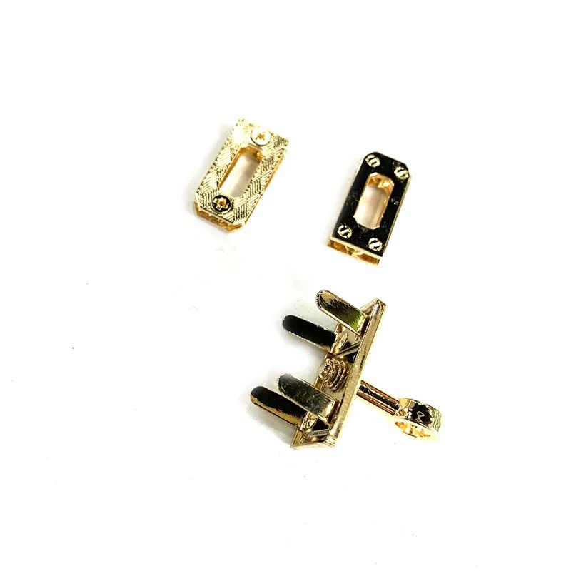 Rectangle eyelets lock hanger for handbags purse hardware wholesale fashion