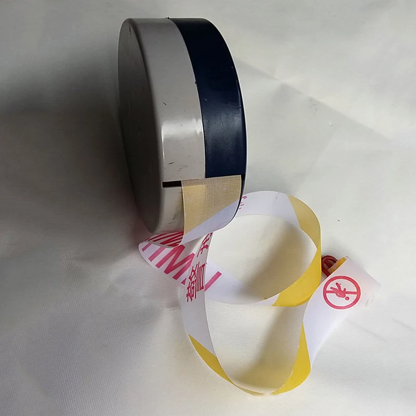 50m/100m Safety Cordon Traffic Engineering Isolation Belt Warning Line Reflective Protective Warning Contraction Band Strip