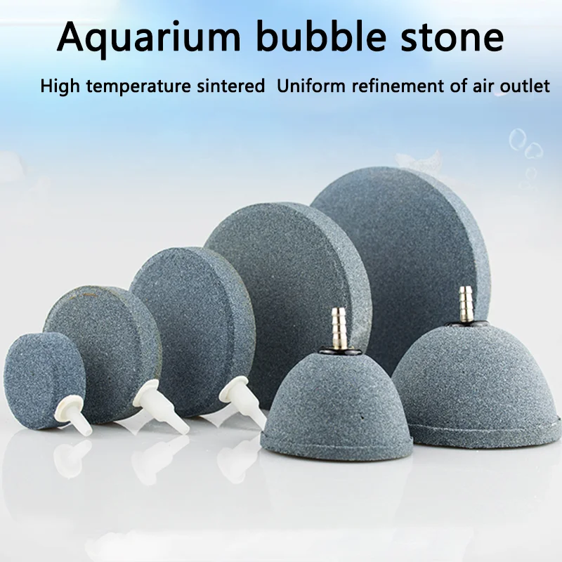 

40/60/80/100mm Bubble Stone Aerator for Aquarium Fish Tank Pump Hydroponic Oxygen Plate Mini Air Pump 1pcs