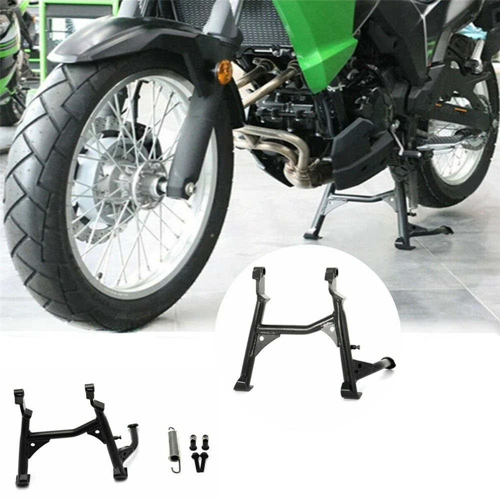 

Motorcycle Black Centerstand Center Kickstand Foot Side Stand Support for Kawasaki Versys X300 Moto Accessories