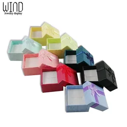 Hot Sale 24pcs Assorted Jewelry Gifts Boxes for Jewelry Display 4*4*3cm Assorted Colors Ring Box Small Gift Boxes