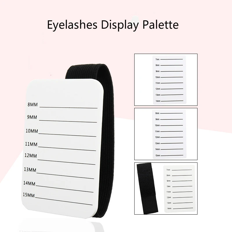 Acrylic Eyelashes Lashes Display Palette Extensions Pallet & Bandage Lash Glue Pad Eyelash Stand Holder Extension Makeup Tools