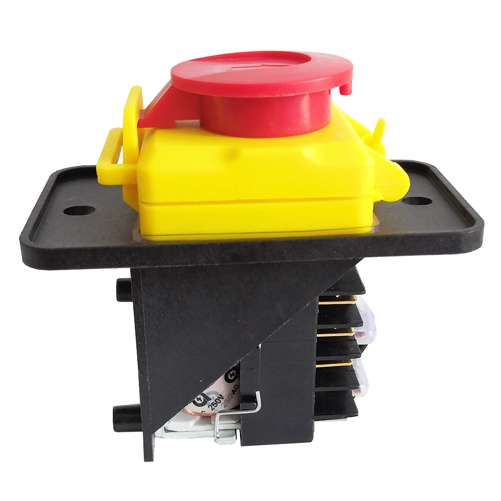 HCK3 Sakelar Tombol Tekan Elektromagnetik Tahan Air Sakelar Tombol Tekan Industri untuk Alat Listrik Desktop 400V 10Pin 250V 8Pin