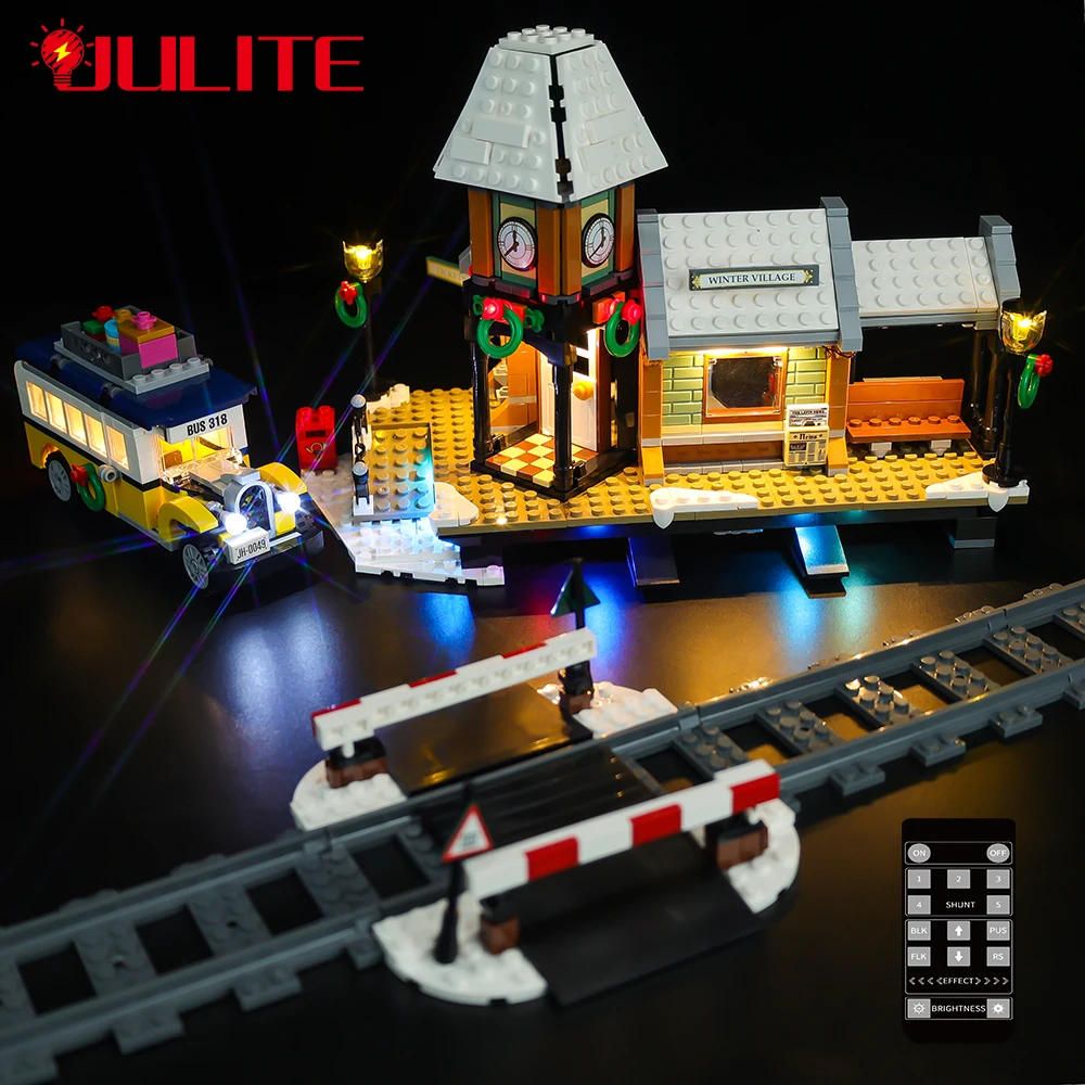 Led Light Kit For Creator Expert 10259 Winter Village Station Christmas Gift (Not Included Building Blocks)