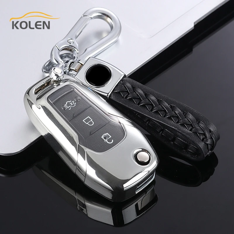 Soft TPU Car Remote Key Case Cover For Ford Fusion Mondeo Fiesta Escort Ranger Focus MK3 KUGA Ecosport Holder Shell Accessories