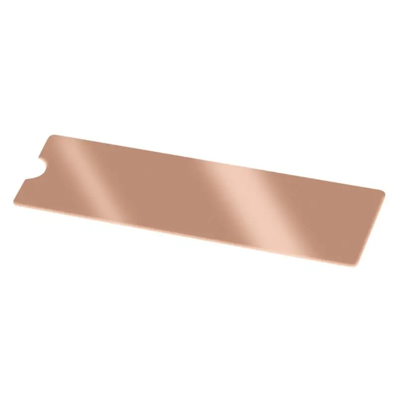 Cooling Copper Sheet M.2 Heatsink NVME Heat Sink NGFF M.2 2280 Thermal Conductivity Silicone Wafer Cooling Fan Cooler