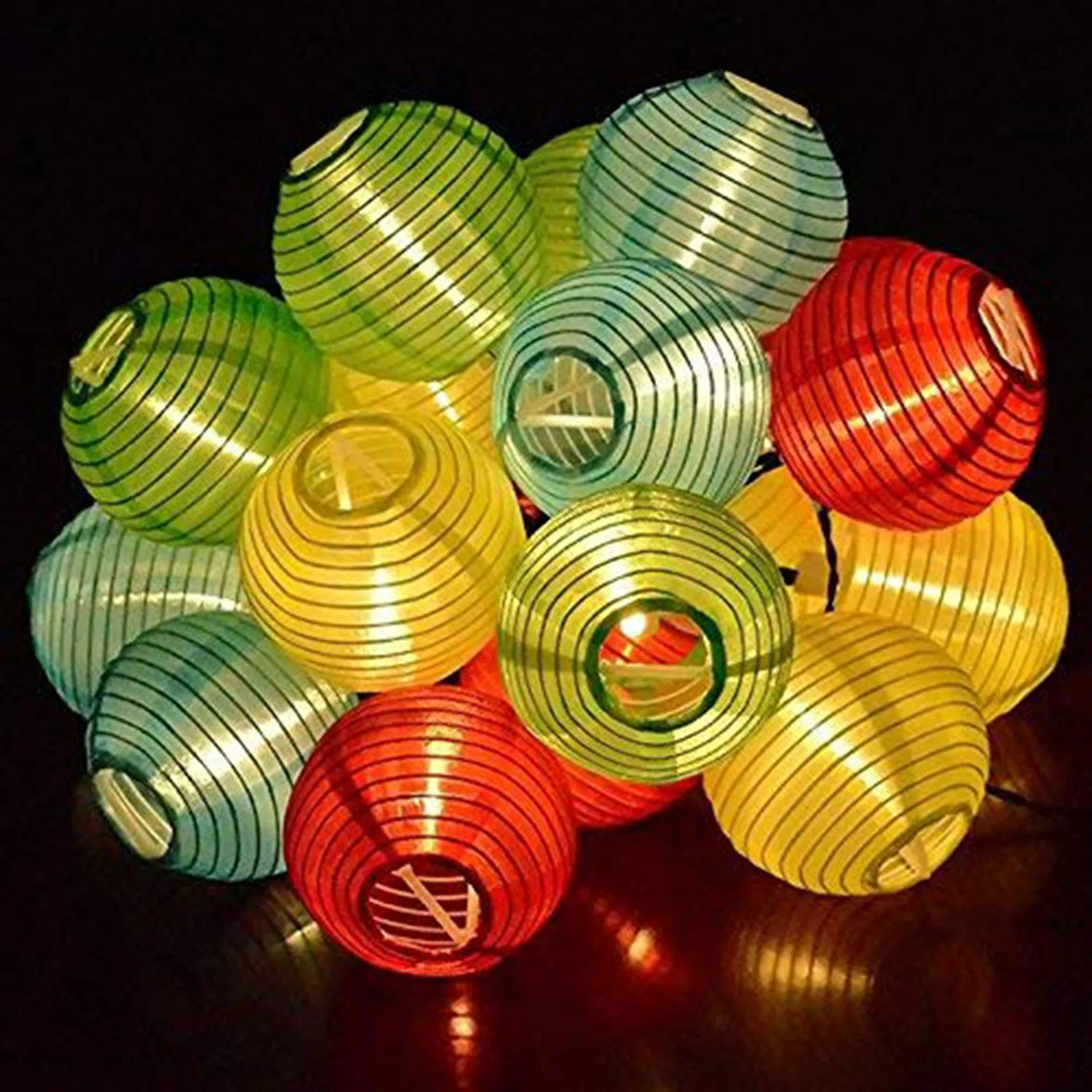 Decorações de natal luzes para casa 20/30 led lanterna bola corda luz casamento ano novo 2022 garland iluminação do jardim ao ar livre