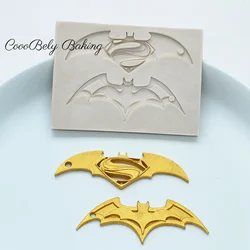 3D Halloween Bats Silicone Fondant Mold Epoxy UV Resin Cake Cupcake Fondant Cake Candy Clay Chocolate Gumpaste Moulds