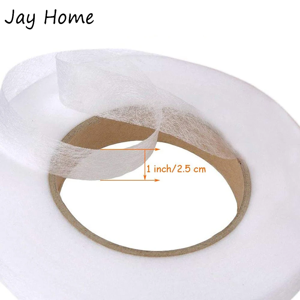 100M Single side Fabric Fusing Tape Iron on Tape Adhesive Hemming Tape for Pants Clothes Jeans DIY Garment Sewing Accessories