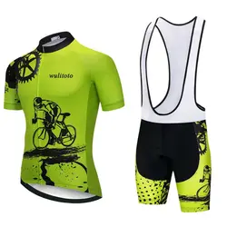 Summer men's short-sleeved suit breathable and quick-drying cycling clothing bicycle mountain bike clothing