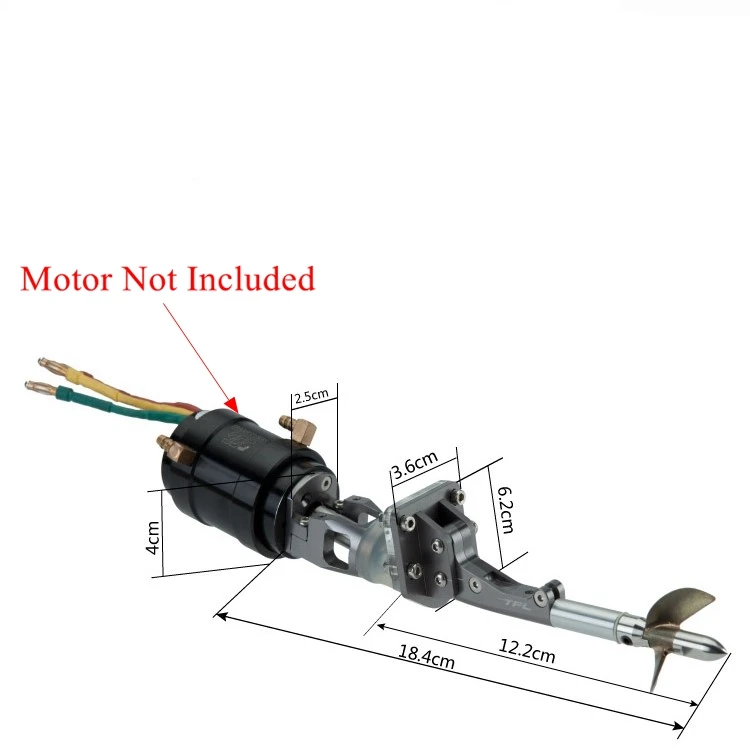 New Arrival! Integrated  Drive System W/4.76mm One in Piece Shaft W/O. Motor & Propeller for RC racing boat