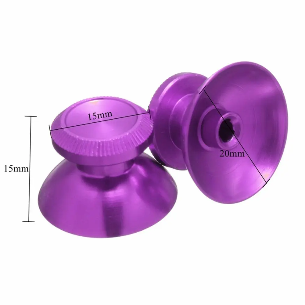 Universal หมวกโลหะที่มีสีสัน Analog Thumbstick อลูมิเนียม Grip Controller จอยสติ๊กสำหรับ PS4 Xbox One