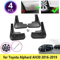 Mud flaps For Toyota Alphard Vellfire 30 AH30 2016~2020 Mudflaps Splash Guards Mudguards Flap Fender Accessories 2017 2018 2019