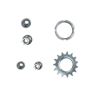 محور مسار الدراجة أحادي السرعة ذو التروس الثابتة مع أسنان مسننة وصواميل قفل ، A565SBT ، A566SBT ، 20 ، 24 ، 28 ، 32 ، 36 ثقوب ، بدون شعار أعلى 7 مبيعات محمل محور ريم 20 - No4