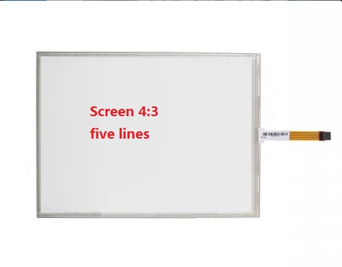 

New 15-inch 5-wire resistive standard screen 4:3 touch pad industrial control industrial medical touch 322*247mm