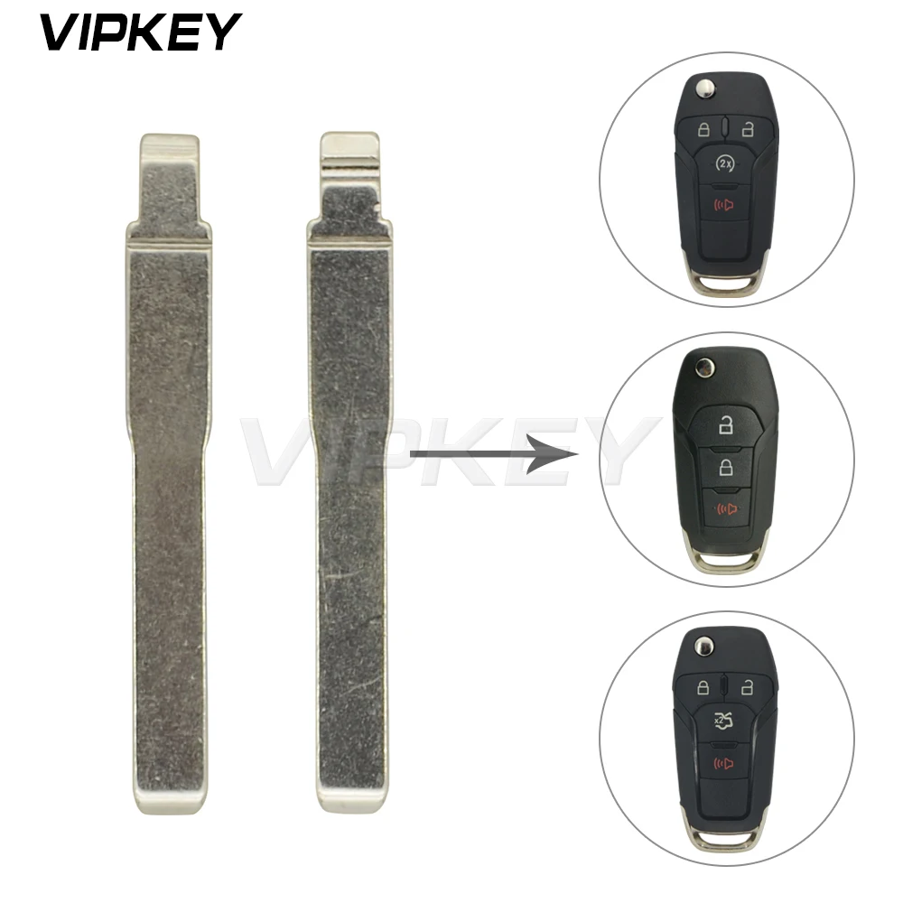 Remotekey-HU101 Spare Folding Remote Emergency Key Blade, 5pcs, apto para Ford Fusion, F-150, F-250, Original 2013-2019