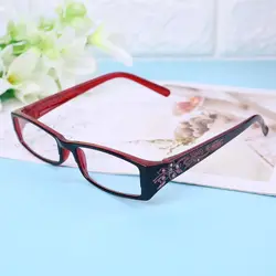 2021 Fashion Reading Glasses Women 4 Colors Imitation Diamond Flower Print Resin Presbyopic Gafas De Lectura +1.0~+4.0