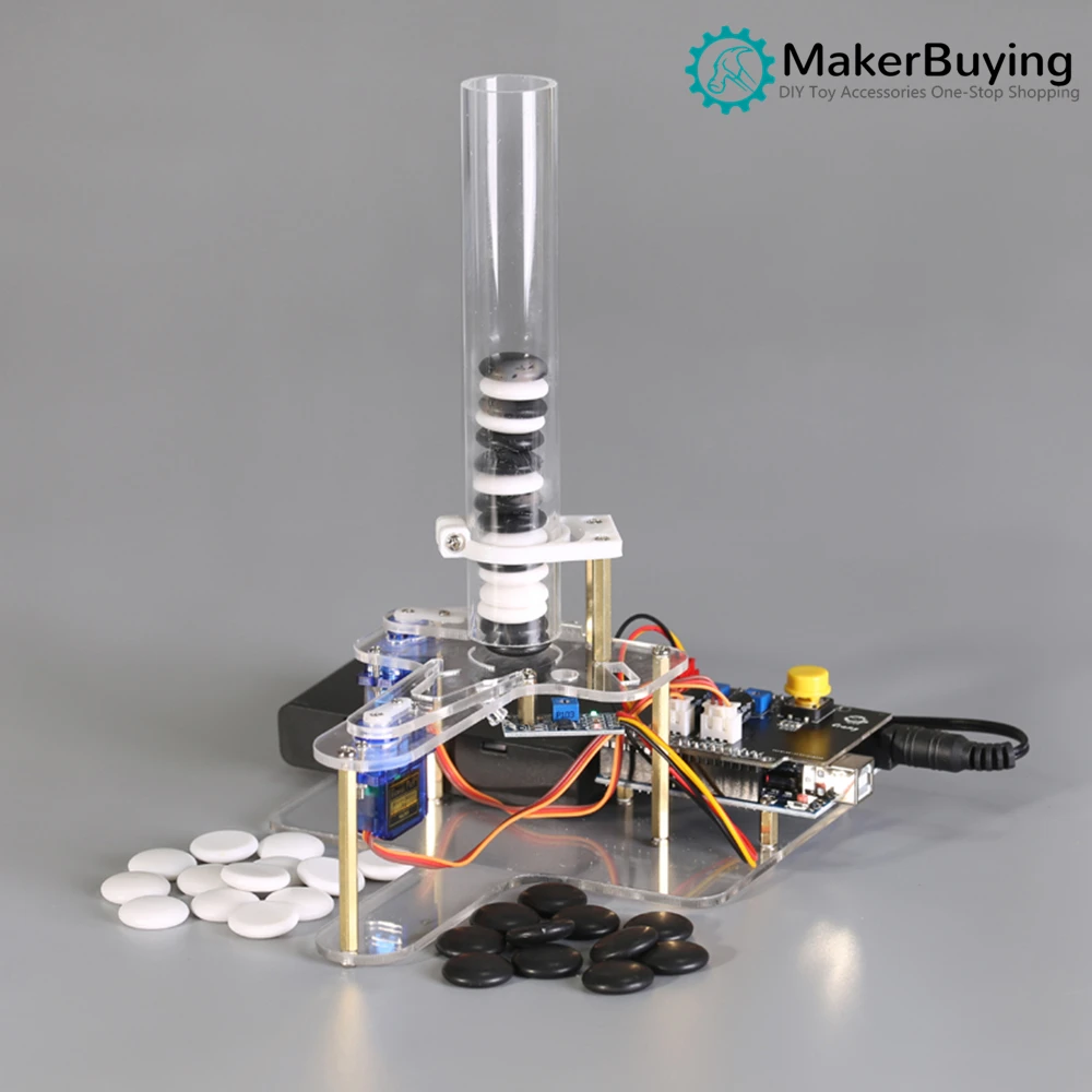 DIY Arduino Color Sorter,Black and white chess pieces sorting,arduino learning kit,STEM educational robot