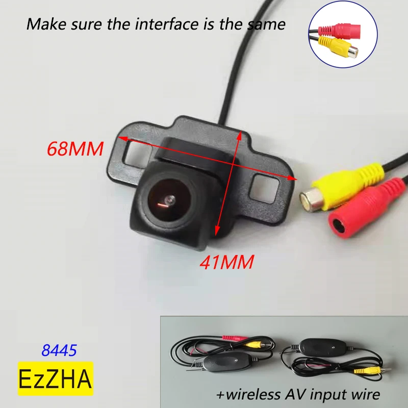 

Fisheye light Wireless HD Dynamic Trajectory Wireless Car Rear View Backup Parking Camera For Toyota RAV4 RAV 4 XA50 2019 2020