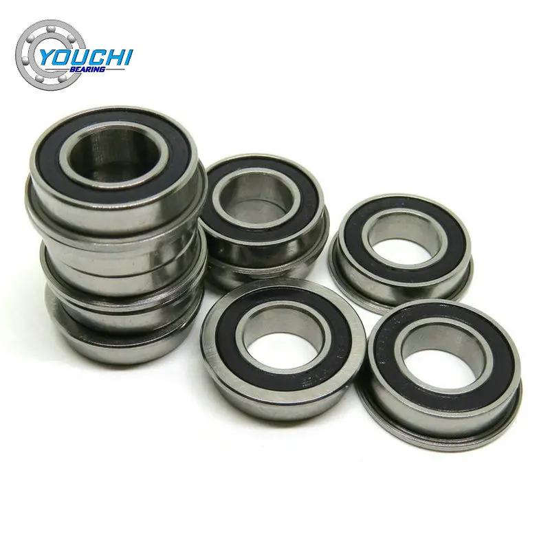 10pcs F688 2RS 8x16x5 mm Flange Ball Bearing SF688 W6 RS ABEC-5 8*16*5 3D Printers & Electrical Tools Miniature Flanged Bearings