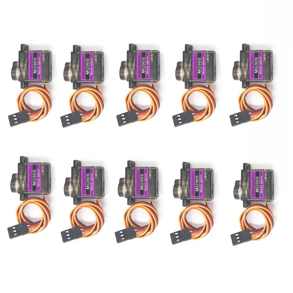 Mg90s UAV digital servo, gear 9g, sg90, aircraft, automobile, mg90 9g Trex 1 / 5 / 10 / 20 pieces / batch