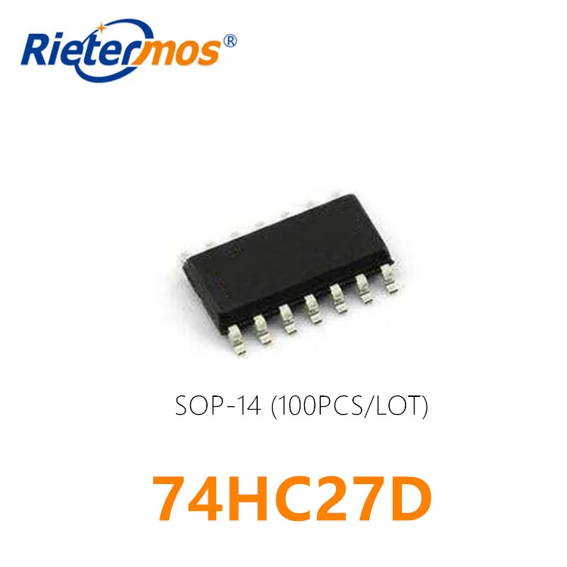 100 個 74HC27D 74HC27 SOP14 smd オリジナル