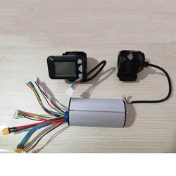 24V 36V Folding Scooter Controller Accessories Carbon Fiber Scooter Controller Brake Accelerator LCD Unit