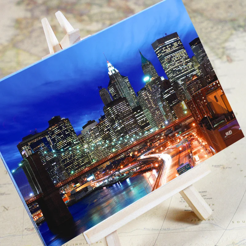 

6pcs/set "Charming City Series - New York" Urban landscape Postcard /Greeting Card/Birthday Card/Christmas gifts