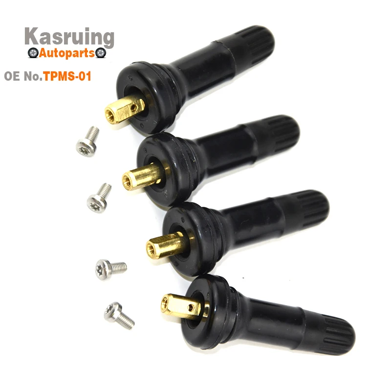 4Pcs TPMS Type Tire Pressure Sensor Valves Stems Nozzles For Citroen Chevrolet Dacia Ford Peugeot Renault Subaru Vauxhall