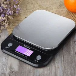 LCD Display USB Charging Electronic Scales Kitchen Digital Scale Rechargeable Portable Weighing Scale Baking Measuring Tools