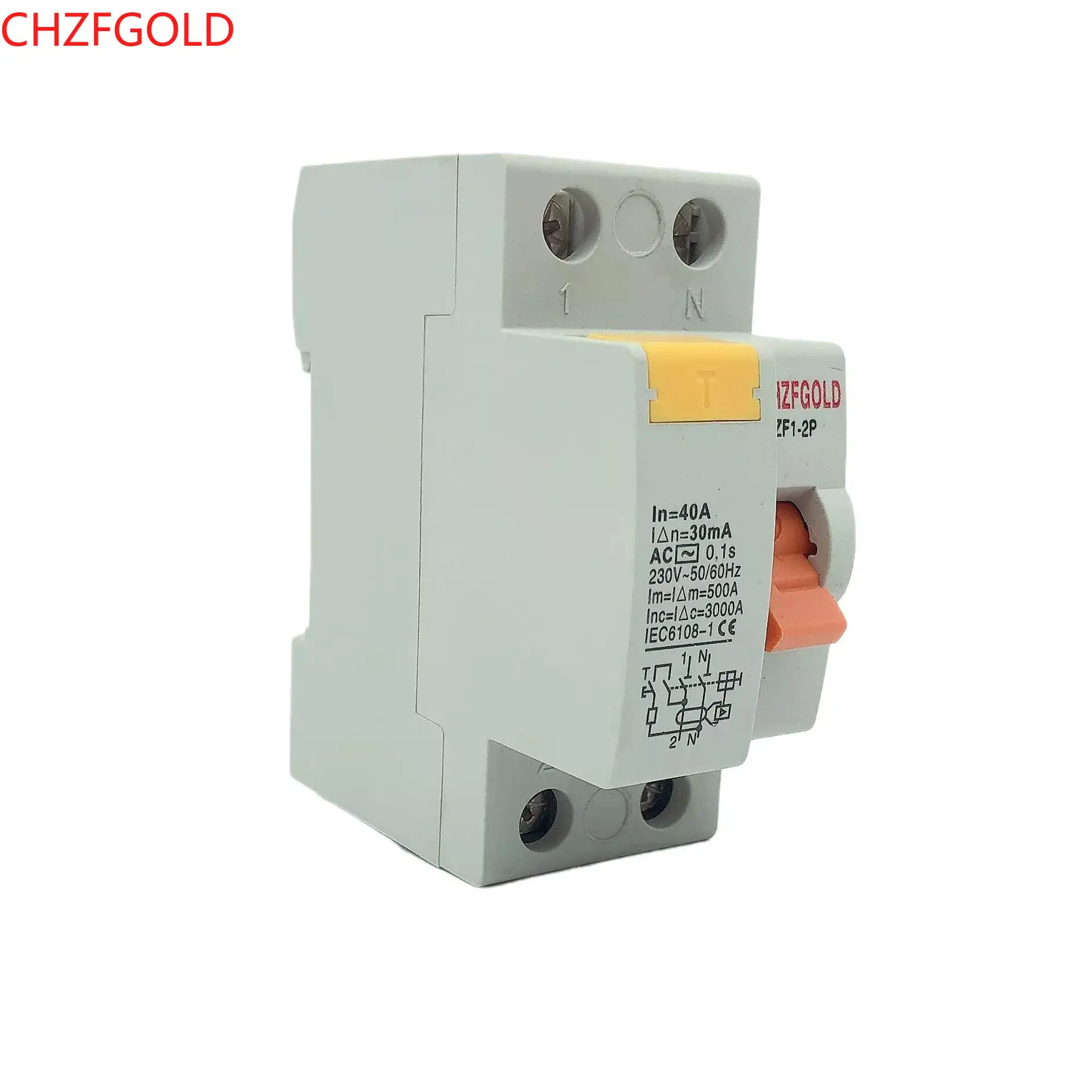 3Phase+N RCD Electromagnetic Differential Breaker Safety Switch 4P 25A 40A 63A with 60 a circuir breaker  solar chargin