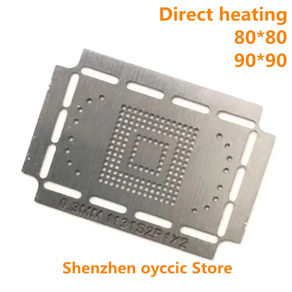 Direct heating 80*80 90*90 KE4CN4K6A KE4BT4B6A KE4CN3K6A EMMC 153 169 0.3MM BGA153 BGA169 BGA Stencil Template