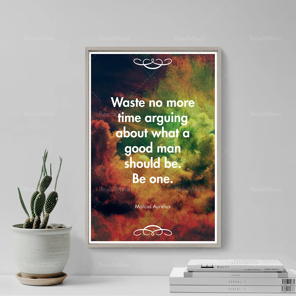 Marcus Aurelius Quote Poster 