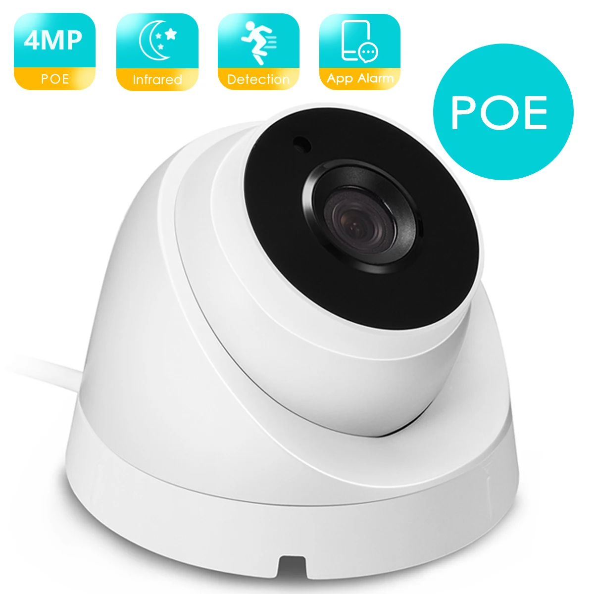 

BESDER H.265 Indoor IP Camera 4MP 3MP 2MP Optional Motion Detection Mobile Monite Email Alert CCTV Camera IPCamera Night Version