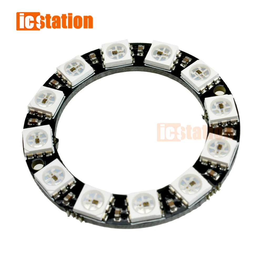 WS2812S RGB 5050 12bits LED Ring with Integrated Drivers