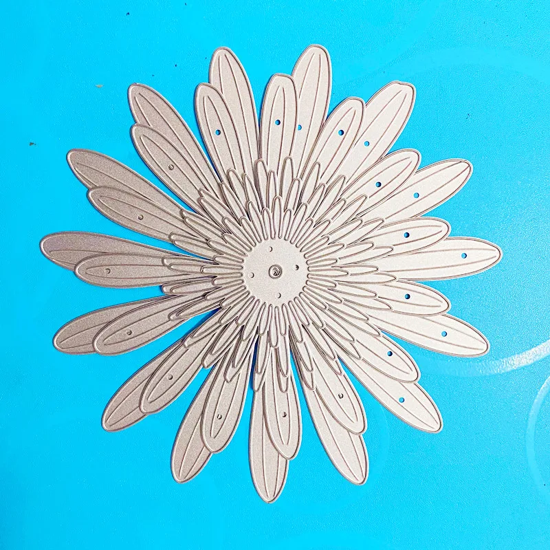 YINISE SCRAPBOOK Metal Cutting Dies For Scrapbooking Stencils BIG FLOWERS DIY PAPER Album Cards CRAFT Making Embossing Die CUT