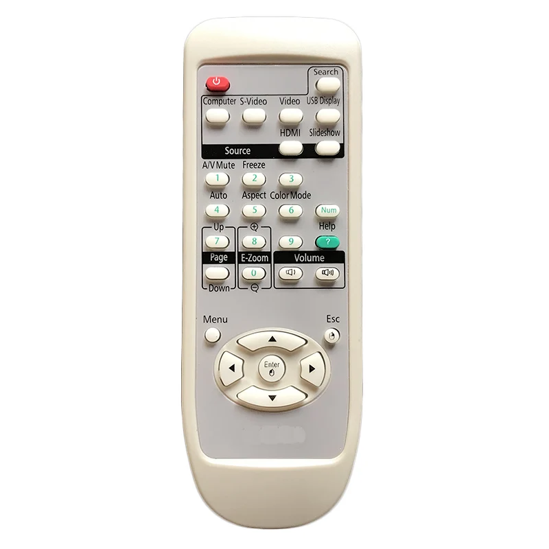 Remote Control For EPSON Projector EB-1950 EX70 EMP-X52 H556B EB-1945W EB-1940W EX30 EX50 H555C H550A H551A H552A H552F